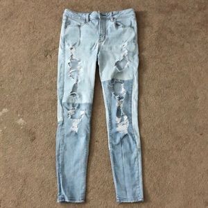 American Eagle ripped jeans